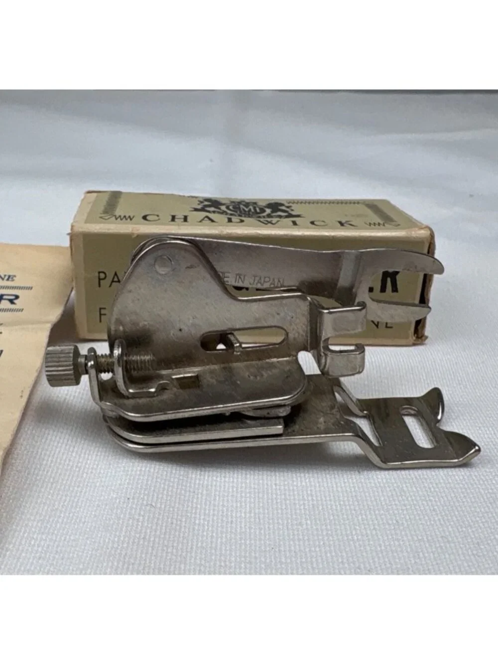 Chadwick Vintage Zigzagger Sewing Machine Attachment Box Instructions